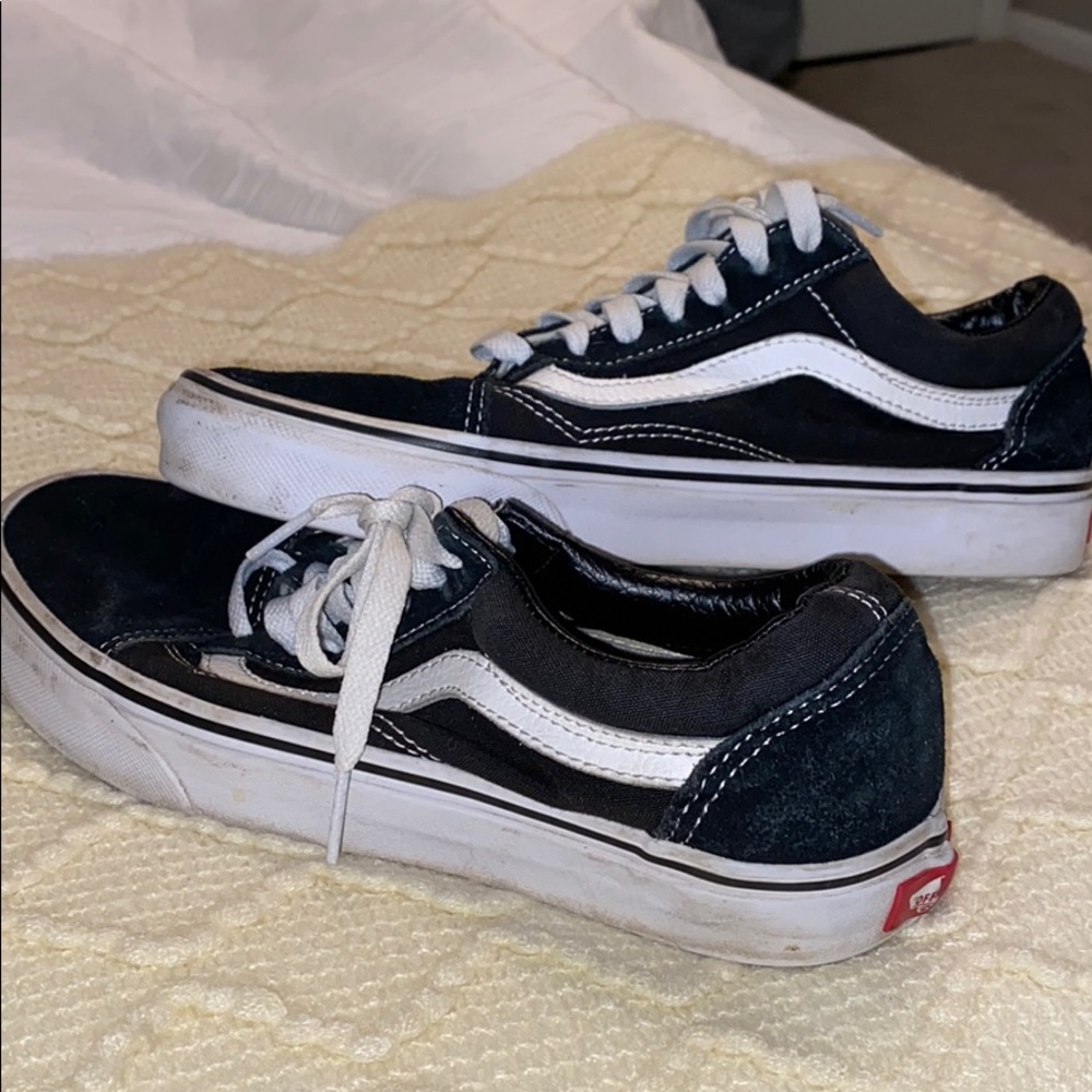 black old skool vans